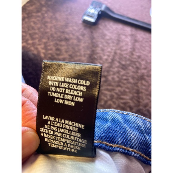 Blank NYC The Madison Crop Women's Blue High Rise Distressed Jeans Size 31 - Picture 7 of 7